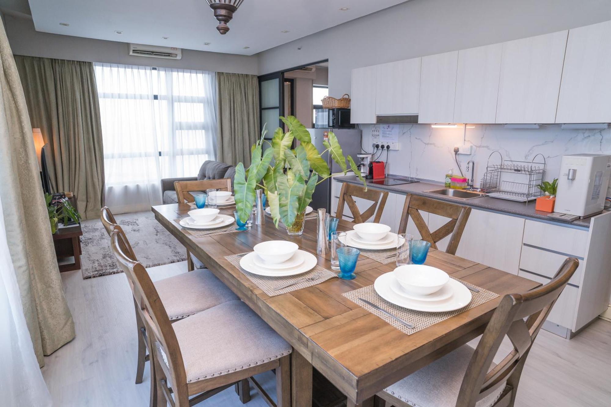 Petronella Suites Apartment @ Jesselton Quay โกตาคินาบาลู ภายนอก รูปภาพ